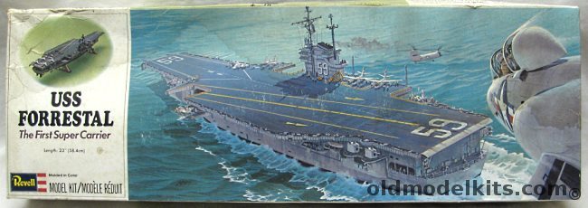 Revell 1/542 USS Forrestal CV59  - 'The First Super Carrier', H339 plastic model kit